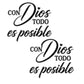 🚗 Pegatina con frases inspiradoras en español para el coche