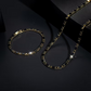 Conjunto de joyería brillante para hombre