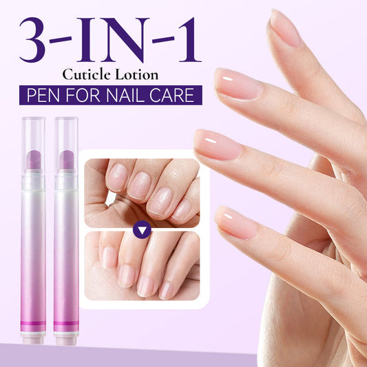 Pluma de Loción para Cutículas 3 en 1 para el Cuidado de las Uñas