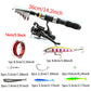 Set Completo de Pesca de Viaje con Bolsa de Transporte