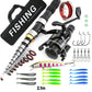 Set Completo de Pesca de Viaje con Bolsa de Transporte