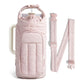 🥤 ¡OFERTA LIMITADA 50% OFF! ✨ Bolsa Portabotellas de Agua con Correa – Manos Libres, Multibolsillos, Ideal para Exteriores ✨