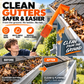 🔧 30% OFF ⏰ Limpiador de Canaletas sin Subir al Techo – Herramienta de Largo Alcance, Elimina Hojas y Suciedad sin Escaleras 🍂🏠