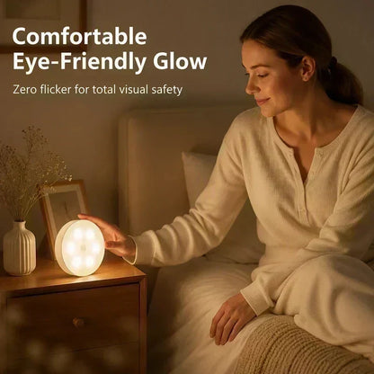 📢📢50% DE DESCUENTO!! ⏰Luz nocturna LED con sensor de movimiento, lámpara de gabinete sin parpadeo que cuida los ojos, fácil instalación 🛏️