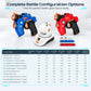 Set de pistolas láser infrarrojo para niños con 2 mini pistolas y 1 proyector con sonido y luz